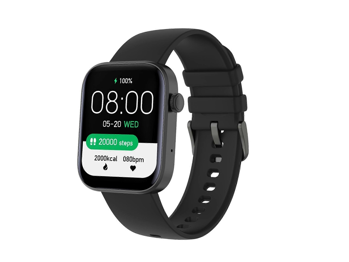 Relógio Inteligente P43 Com Tela Tft De 1,8 Polegadas, Bluetooth, Suporte Para Monitoramento De Frequência Cardíaca E Mais De 100 Modos Esportivos.