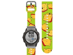 Bracelete Silicone Suave Personalizada Garmin Fenix 7 Standard Edition Winnie The Pooh Facpoet