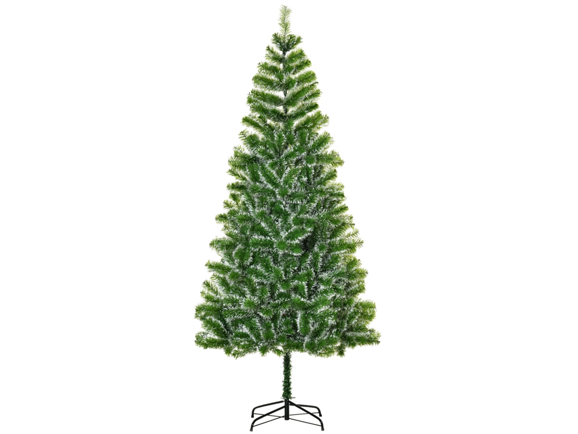 Árvore Natal 210cm com 968 Galhos, Ø100x210cm, Verde