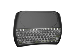 Mini Teclado Sem Fio Controle Tudo Do Sofá Aquaforge