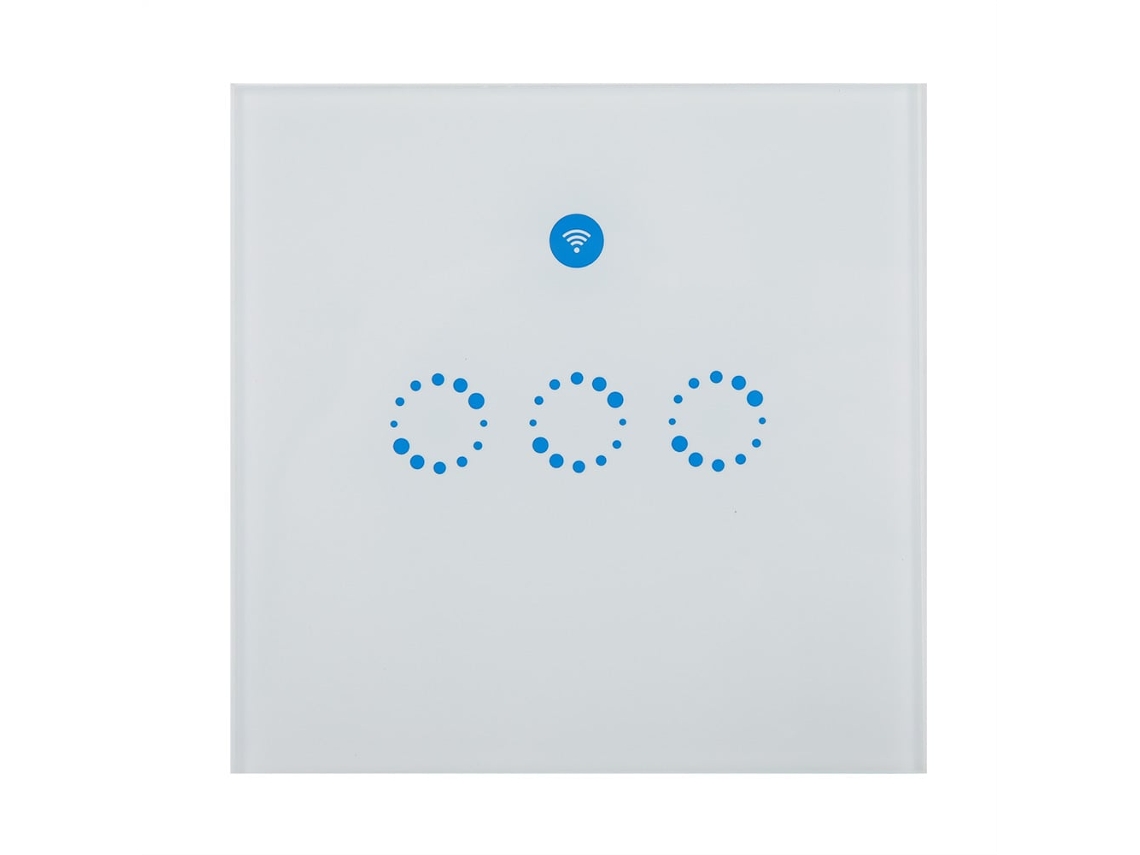 Laxiscreed Interruptor De Toque Inteligente Wifi Com Painel, Compatível Com Padrões Do Reino Unido E Europeus