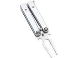 Ferramenta Dobrável Para Reparar Marcas De Tacos Golfe Com Marcador, Feita De Metal, Plástico E Aço Inoxidável, Com