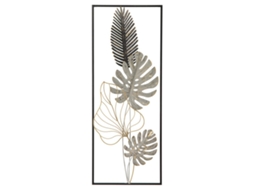 Painel decorativo 3D de Mauro Ferretti em metal multicolorido (28,5 x 3 x 74 cm)