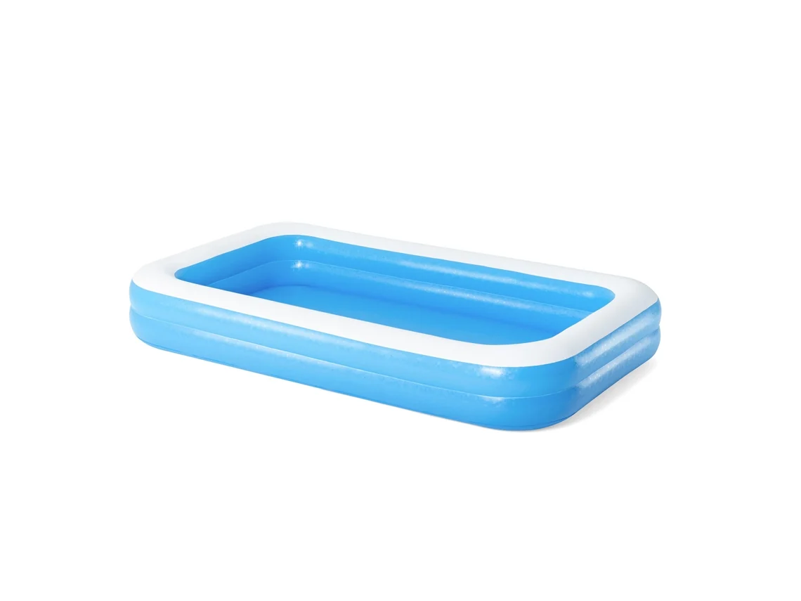 Bestway 305x183x46 Cm Piscina Inflável Infantil Autoportante 2 Anéis Para Crianças +3 Anos, Instalação Fácil