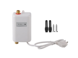 Aquecedor de água instantâneo 3000w branco para casa de banho e cozinha LAXISCREED