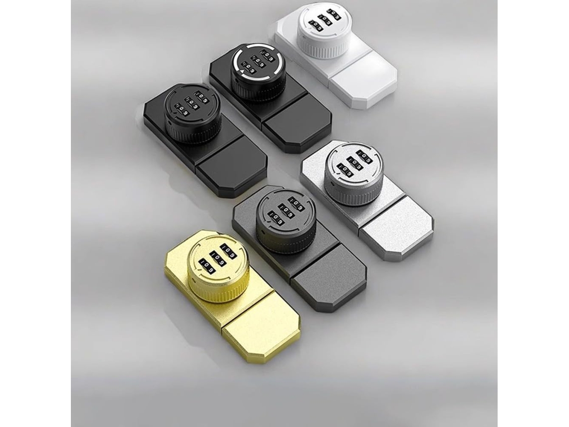 Fechadura De Senha Em Liga Zinco Para Portas E Gavetas Armários, Com