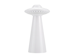 KOFIHETY Luminária de mesa LED moderna com carregamento USB para estudo, quarto e casa, branca