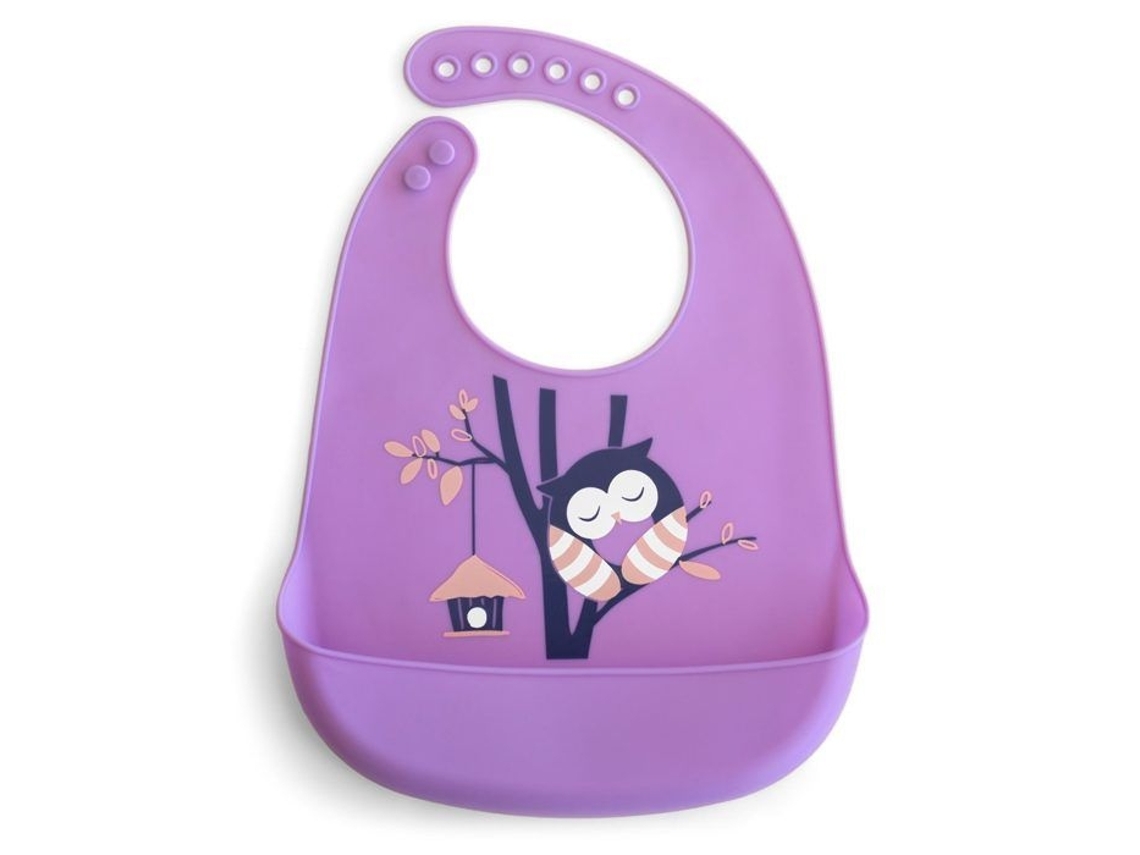 Babador de Silicone para Bebês com Bolso Coletor, Impermeável, Fácil Limpar e Próprio Lava louças. AQUAFORGE