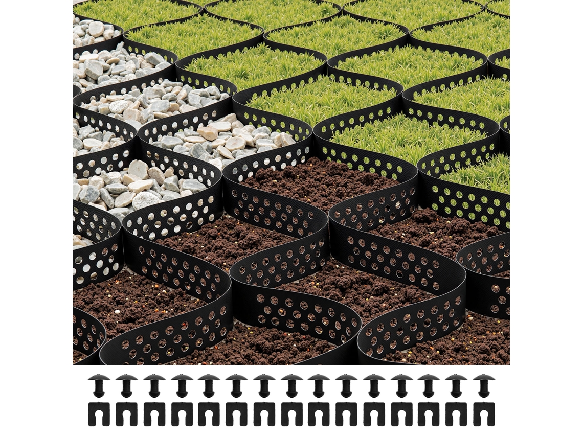 Grade De Solo De Cascalho Profundo Vevor 5 Cm 520 X 270 Cm Para Jardim