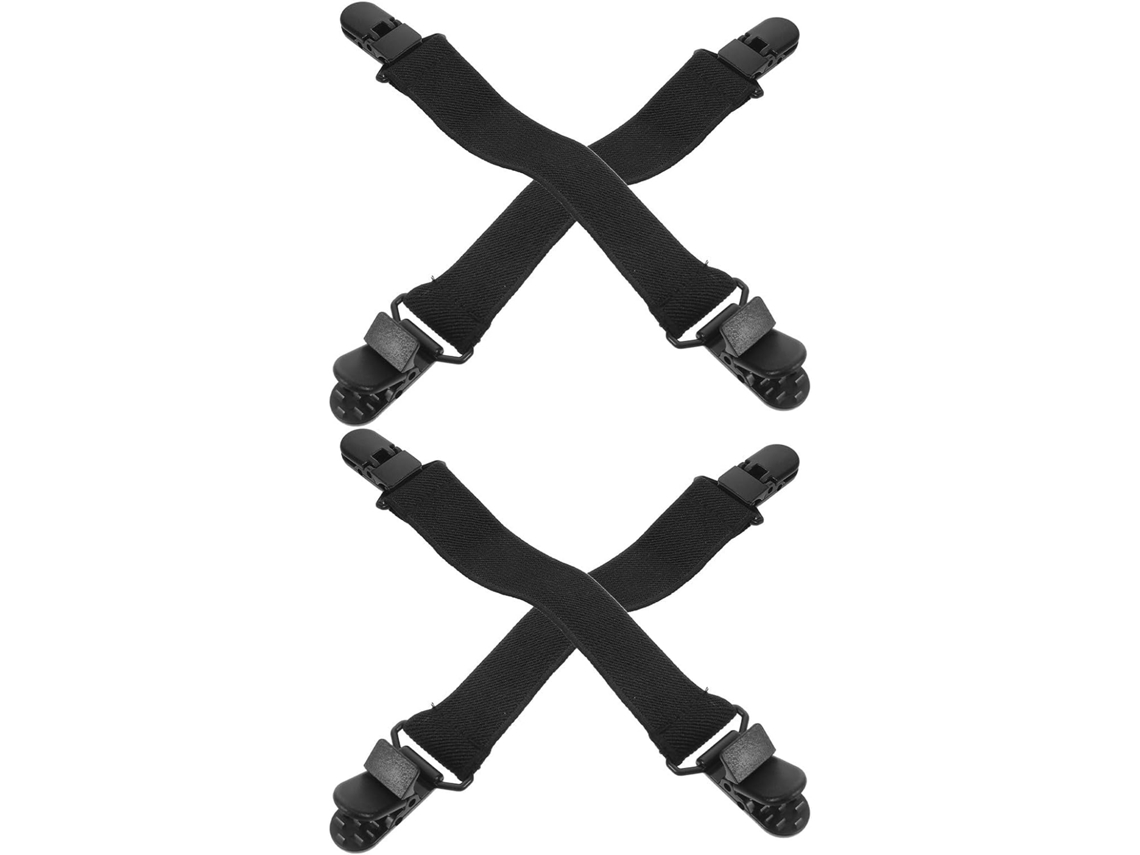 Conjunto De 4 Presilhas Pretas - Para Uso Prático E Funcional
