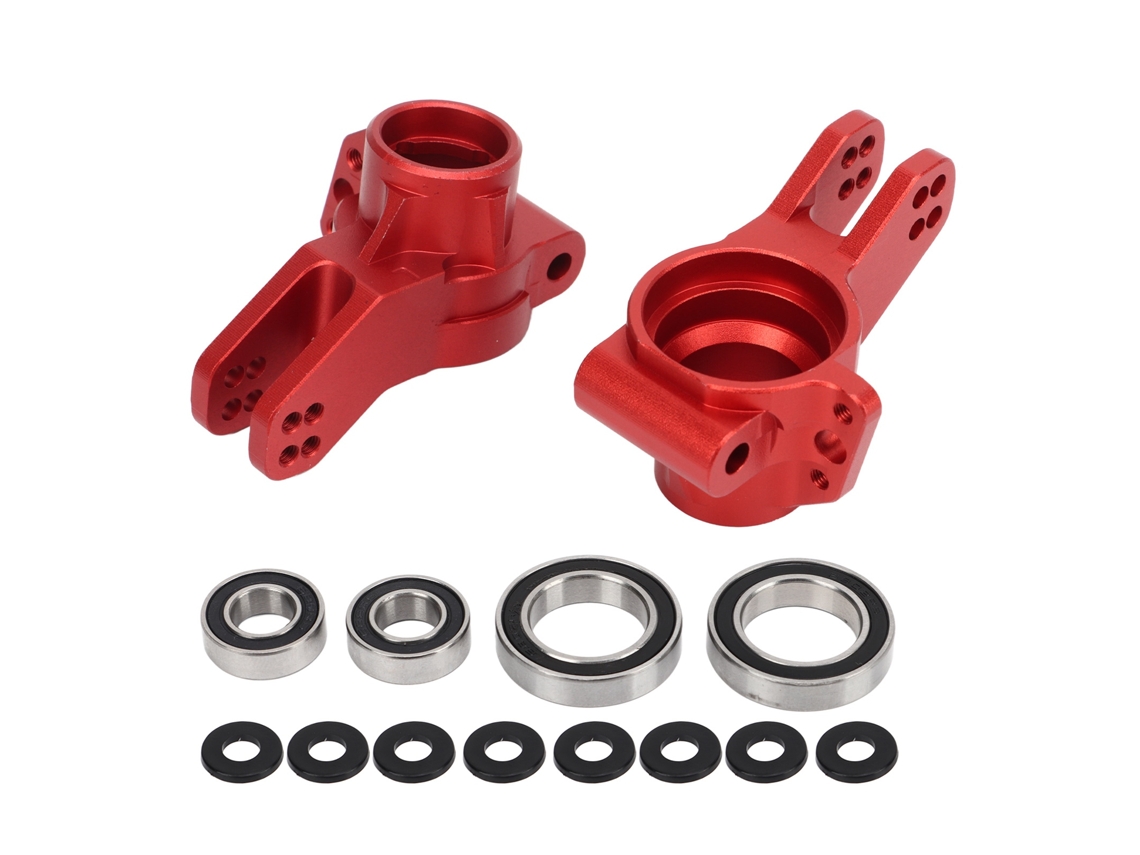Pieza De Atualização De Carro Rc Porta-malas Traseiro De Alumínio Para Carros Rc Arrma 1/7 1/8 Vermelho