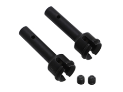 Eixo De Roda Traseira De Aço Para Carro Rc Arrma 6s 1/7 Peças De Substituição Acessórios Preto