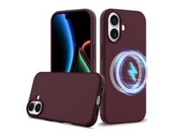 Capa De Silicone Com Magsafe Para Iphone 17 - À Prova De Choque E Resistente A Quedas
