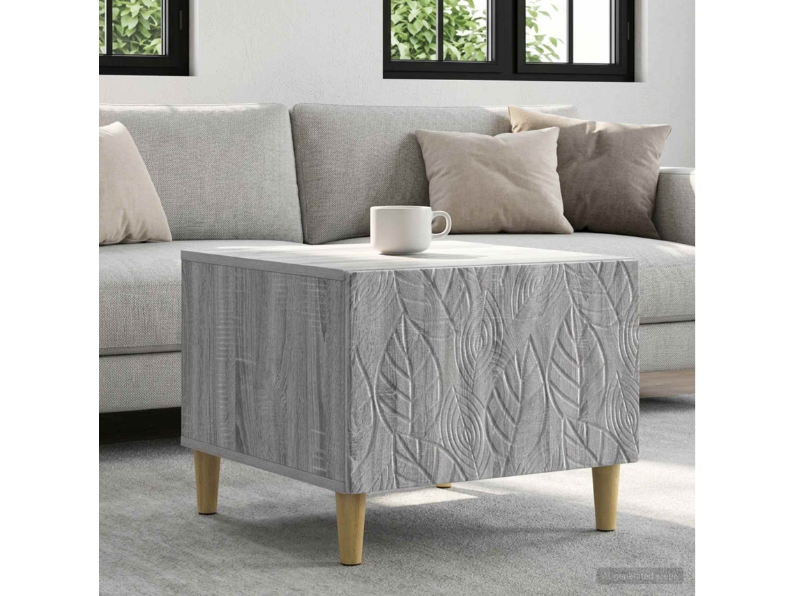 Vidaxl Mesa De Centro Sonoma Cinzento 50 X 49 X 40 Cm