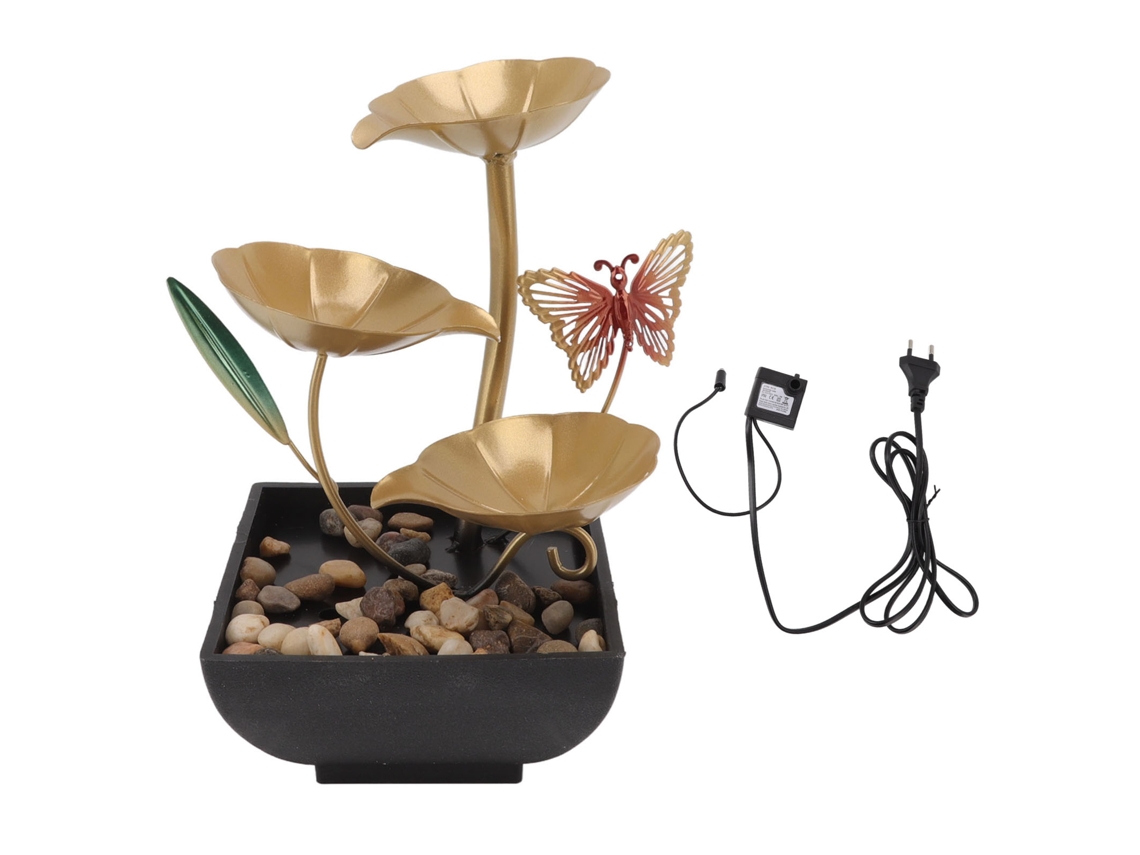 Fonte De Mesa Ornamental Com àgua Circulante E Cachoeira Interna