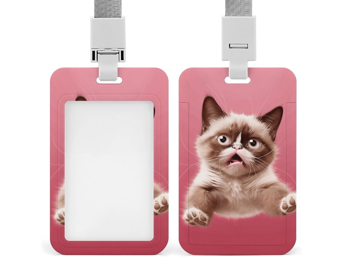 Porta Crachá O Gato Que Pulou No Meu Protetor de Personalizável E À Va D Água Funcionais Descritório, Médicos E