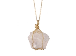 Colar Pingente Pedra Natural Elegante Exquisito