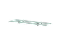 Vidaxl Prateleiras Flutuantes 2 Pcs Vidro 90x20 Cm 8 Mm
