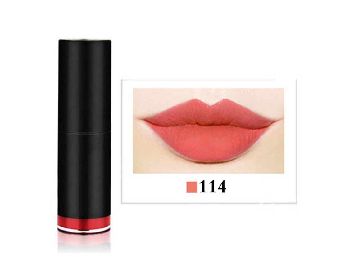Lápiz Labial Impermeable Mate De Larga Duración Brillo Labial Herramienta De Maquillaje 114