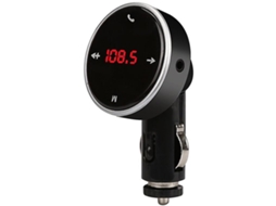 Transmissor Fm Bluetooth Yizhood Fm15 Lcd Display Android/iphone Preto