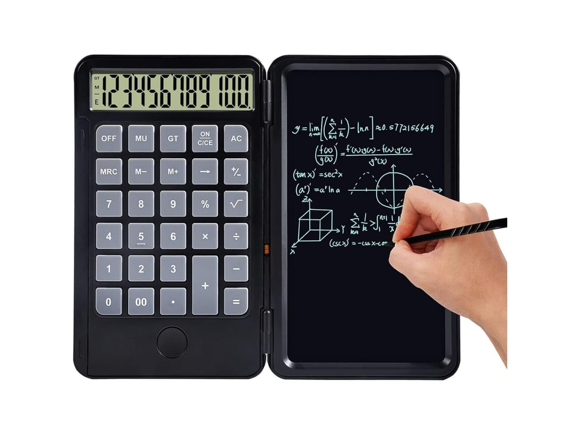 2026-calculadora De Mesa Com Tablet Lcd De 6,5 Polegadas, Função Padrão, Design Dobrável, Ideal Para Escritório E Lar