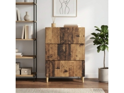 Vidaxl Gabinete De Gavetas 66 X 34,5 X 90 Cm Derivados De Madeira