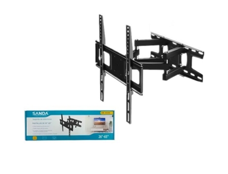 Suporte de Televisão 26 65 Máx: 30Kg SANDA Sd-4586 Preto .