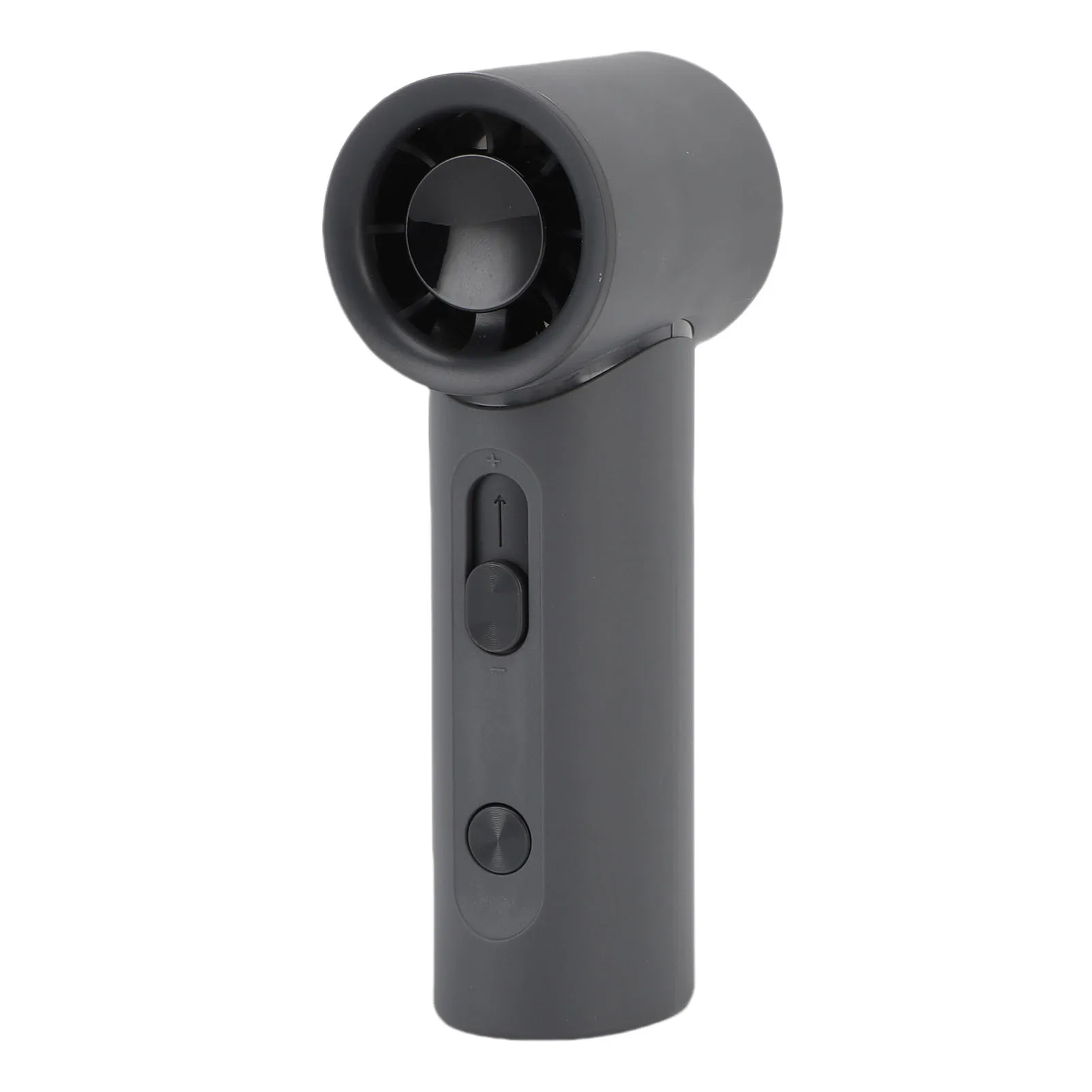 Ventilador Portátil MDUG com ajuste contínuo de 100 velocidades, funcionamento silencioso, recarregável e visor digital (preto)