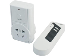 Adaptador de Tomada Alimentação Au 3 Pinos Ac 220 V 2200 Watt com Controle Remoto Rádio CHABERLU
