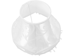 Abajur De Mesa Em Tecido Branco Para Quarto.