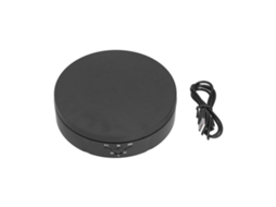 Prateleira de Exposição Rotativa 360° 145mm com 3 Velocidades Usb para Joias e Exibição | S/MARCA