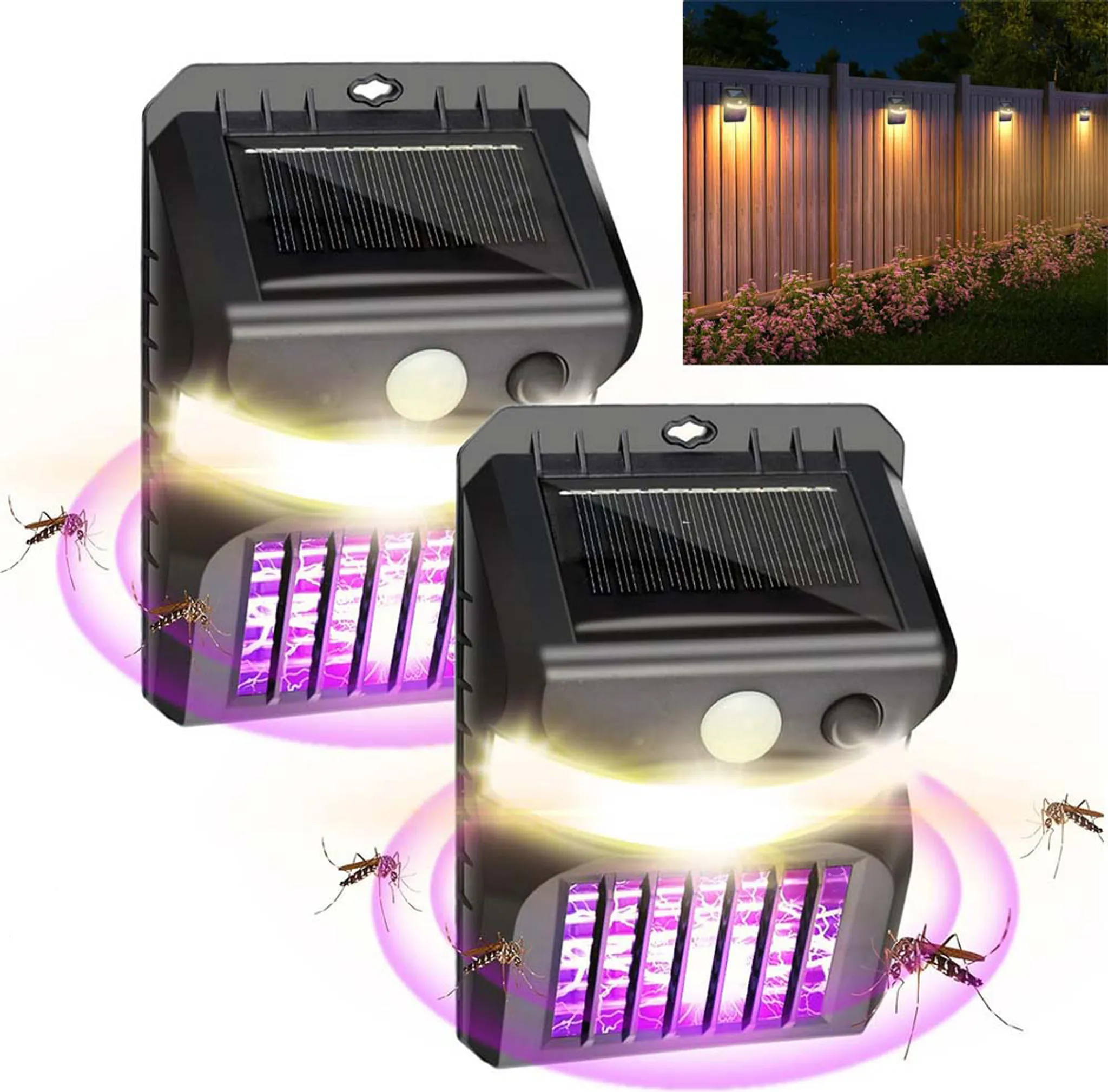 Lâmpadas de Parede Solares com Detecção Inteligente de Corpos STELASPLEN