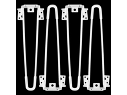Patas de Mesa Plegables 4 Peças 32cm