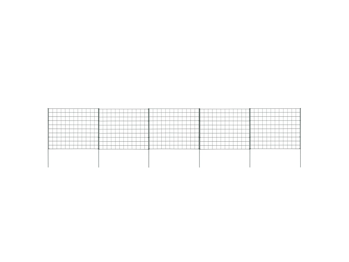 Vidaxl Conjunto Painéis De Vedação Para Jardim 77,5x64 Cm Verde