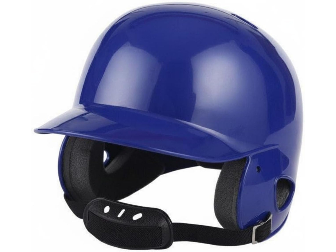 Capacete De Beisebol Infantil Com Máscara De Aço E Almofada Acolchoada Azul
