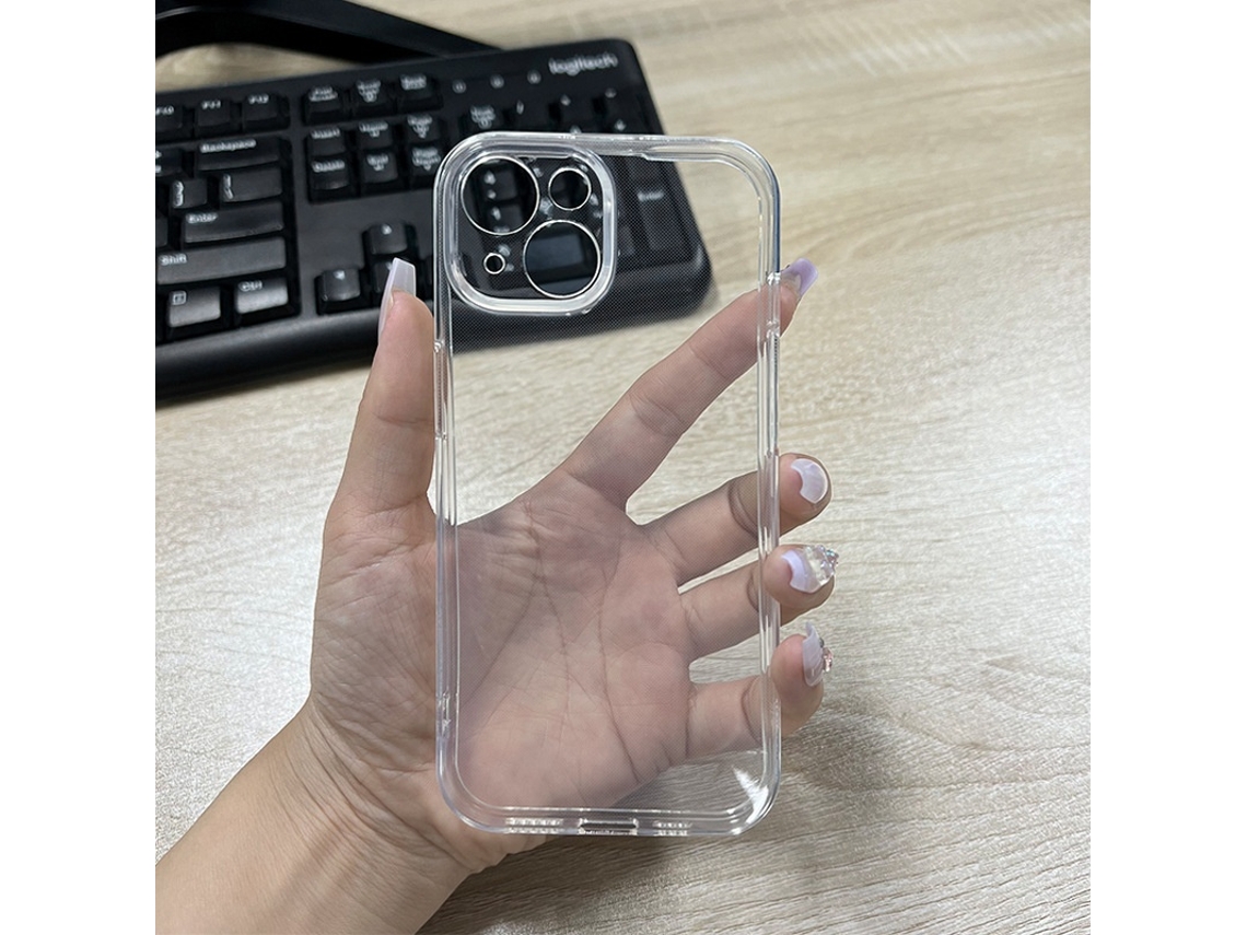 2 Capas Transparentes Para Iphone 17 Pro Max Com 1,5 Mm De Espessura, Simples E Resistentes A Quedas.