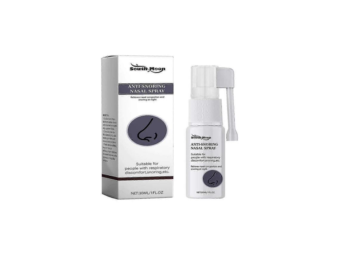 Spray Nasal Antirronco Alívio Natural para Congestão Nasal, Auxiliar do Sono, 30ml TAISHENGDA