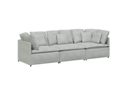 Modular Sofa, Modular Sofas Vidaxl Cinzeto Veludo (n/a)