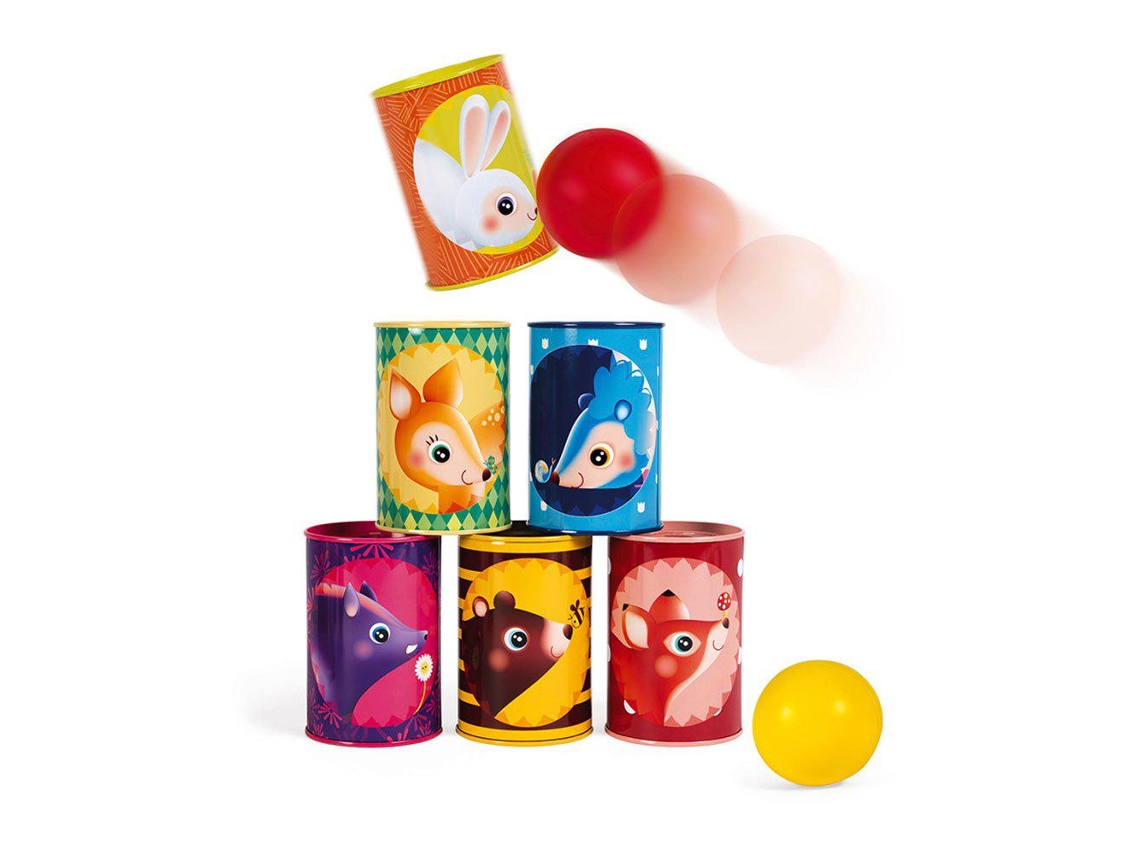 Janod Forest Tumbling Cans