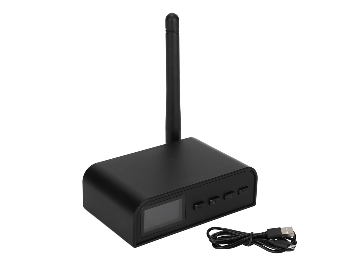 Adaptador Bluetooth 5.1 Receptor Transmissor Com Tela E Emparelhamento De Memória Para Celulares Tvs