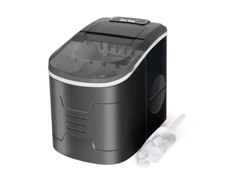 Máquina de Gelo para Casa 2,2L Todeco, 9 Cubos Prontos em 6 Minutos, Capacidade de Produção Diária de 12 Kg, Tamanho S/L, Autolimpante com Pá e Cesto
