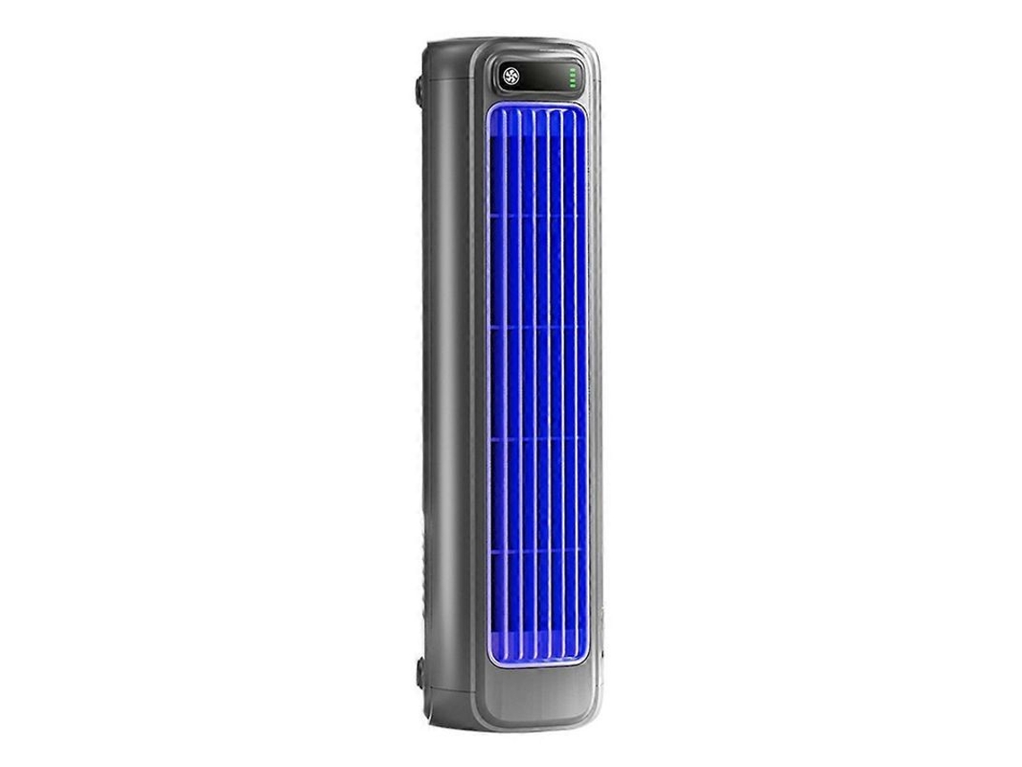 Ventilador de mesa torre portátil, 3 velocidades, bateria recarregável, silencioso, 2000mAh, ABS S/MARCA