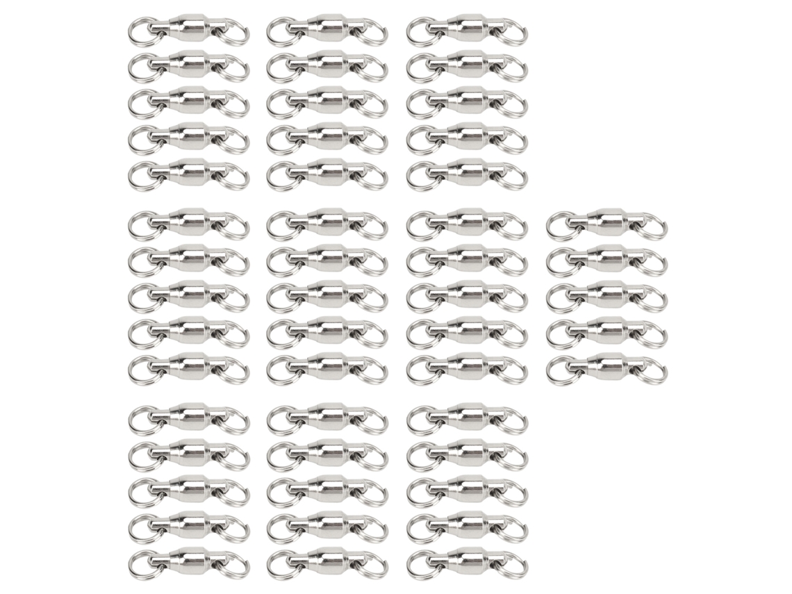 Pivôs de Rolamento 50pcs Aço Inox para Pesca
