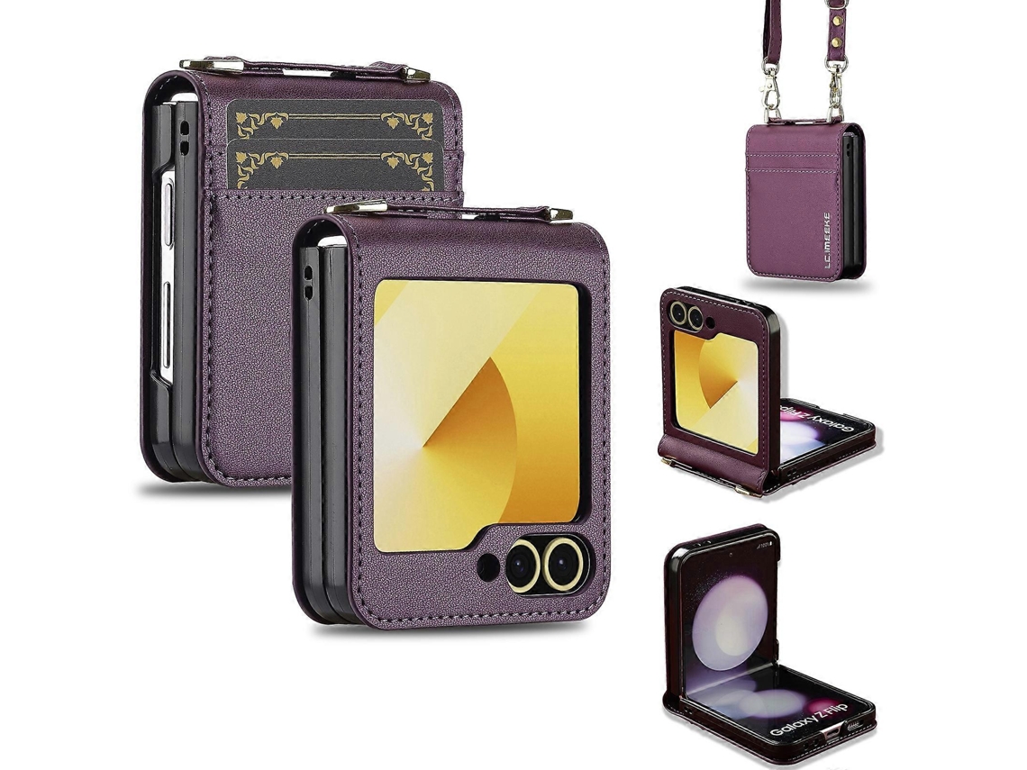 Capa Para Celular Lc.imeeke L1 Series Em Pu Fosco Com Textura Fina E Cordão