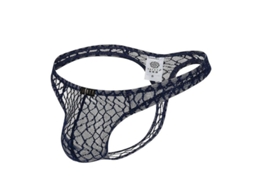 2026 cueca G string Sexy para Homem com Detalhes em Dentilho Transparente