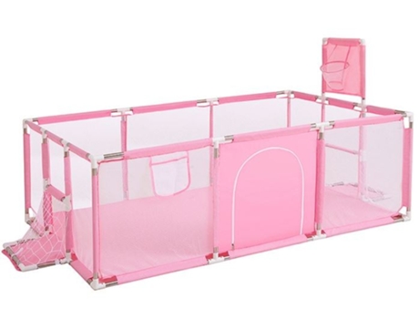Parque Infantil HOUSE MARKET Rosa 107x231x129 cm