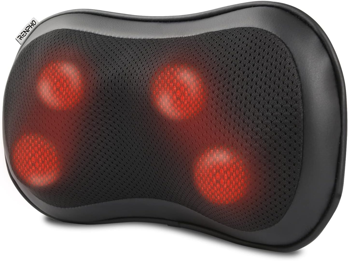 Massagem Nas Costas Pho Com Calor, Almofada De Massagem Shiatsu Com Amassamento Profundo De Tecidos Para Pescoço, Costas, Ombros, Aquaforge