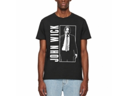 Rockinstone John Wick Simple Bw Black Adult T-shirt Size:xxxl