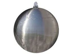 Fonte esfera VIDAXL Prateado Aço inoxidável (30 cm)