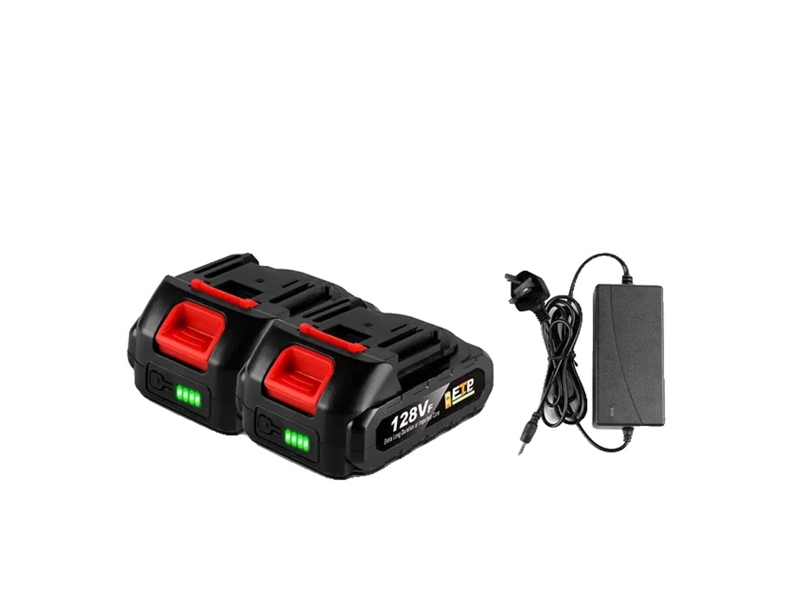Bateria De Lítio, Capacidade De 22500mah, Recarregável,2 128vf 1 Charger Oem